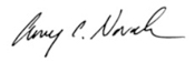 Amy C. Novak, EdD Signature